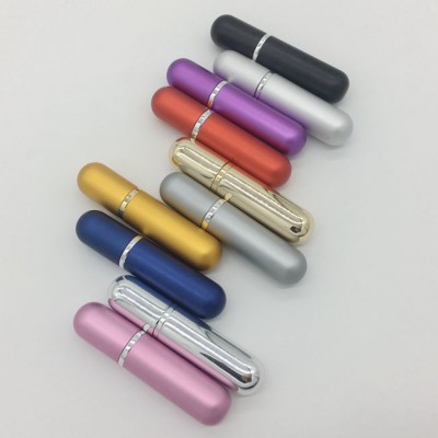 5ml Refillable Empty Atomizer Perfume Bottle Pump Aluminum Spray Bottle