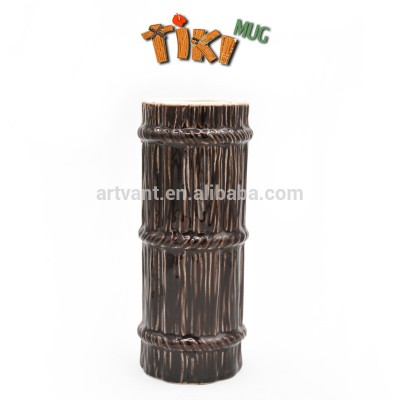 High Quality Ceramic Tiki Mug Customized Bar Tiki Design Mug Cocktail Bar Stocked Varied Designs Ceramic Tiki Mug