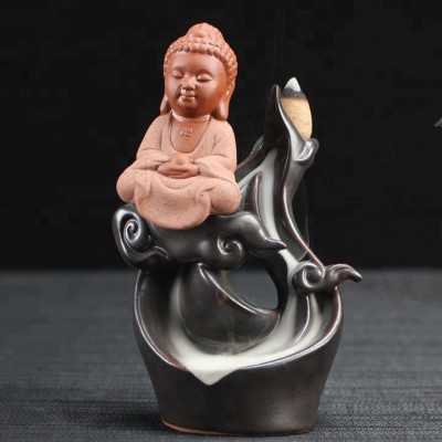 Creative Home Decor Ceramic Incense Holder Censer Rufu Shaped Backflow Incense Burner